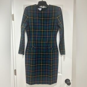Vintage 80’s Oberon Plaid Dress